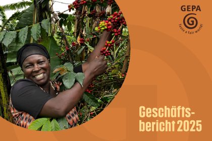 Titelbild des GEPA-Geschäftsberichts 2025