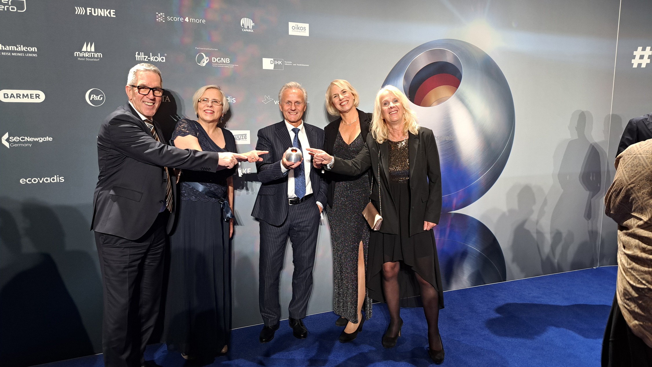 GEPA-Team bei der Verleihung des Deutschen Nachhaltigkeitspreises
