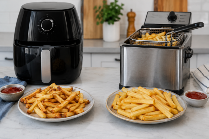 Airfryer und Fritteuse im Vergleich