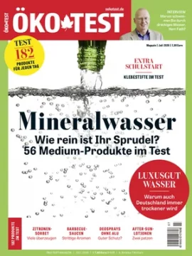Cover des ÖKO-TEST-Magazins mit Apfelessig-Test