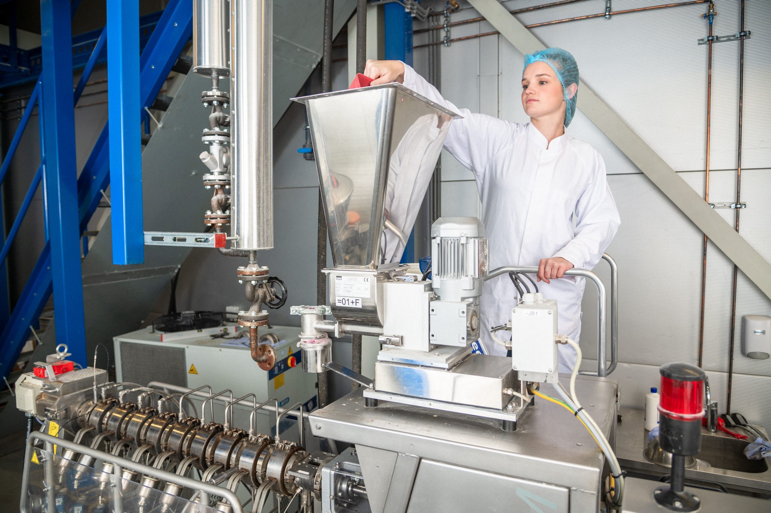 Laborextruder am Produktionsstandort Helmond