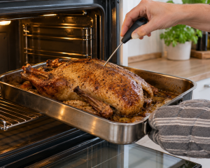 Gänsebraten sicher im Ofen erwärmen