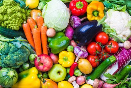 Gemüse, Früchte und Obst