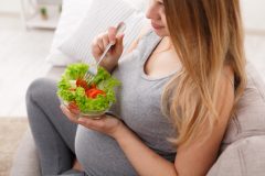 Vegetarisch essen in der Schwangerschaft