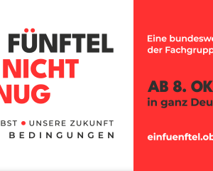 Aktionsgrafik Ein Fünftel ist nicht genug – Unser Obst, unsere Zukunft