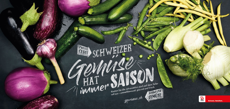 Neue Kampagne für Schweizer Gemüse