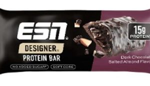 ESN Designer Protein Bar Dark Chocolate Salted Almond in der 45-Gramm-Verpackung