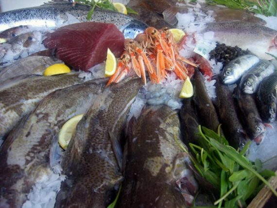 festessen-zu-weihnachten-nur-guter-fisch-auf-den-tisch