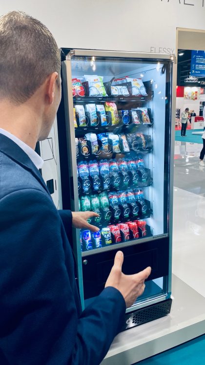 Flavura Kaffee- & Vending Automaten: Kaffeeautomaten, Getränkeautomaten, Verpflegungsautomaten wie Foodautomaten und Snackautomaten, Vending Automaten wie Verkaufsautomaten und Warenautomaten auf der Venditalia 2022 in Italien