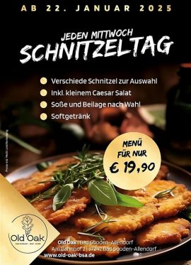 Schnitzeltag im Old Oak Restaurant Bad Sooden-Allendorf